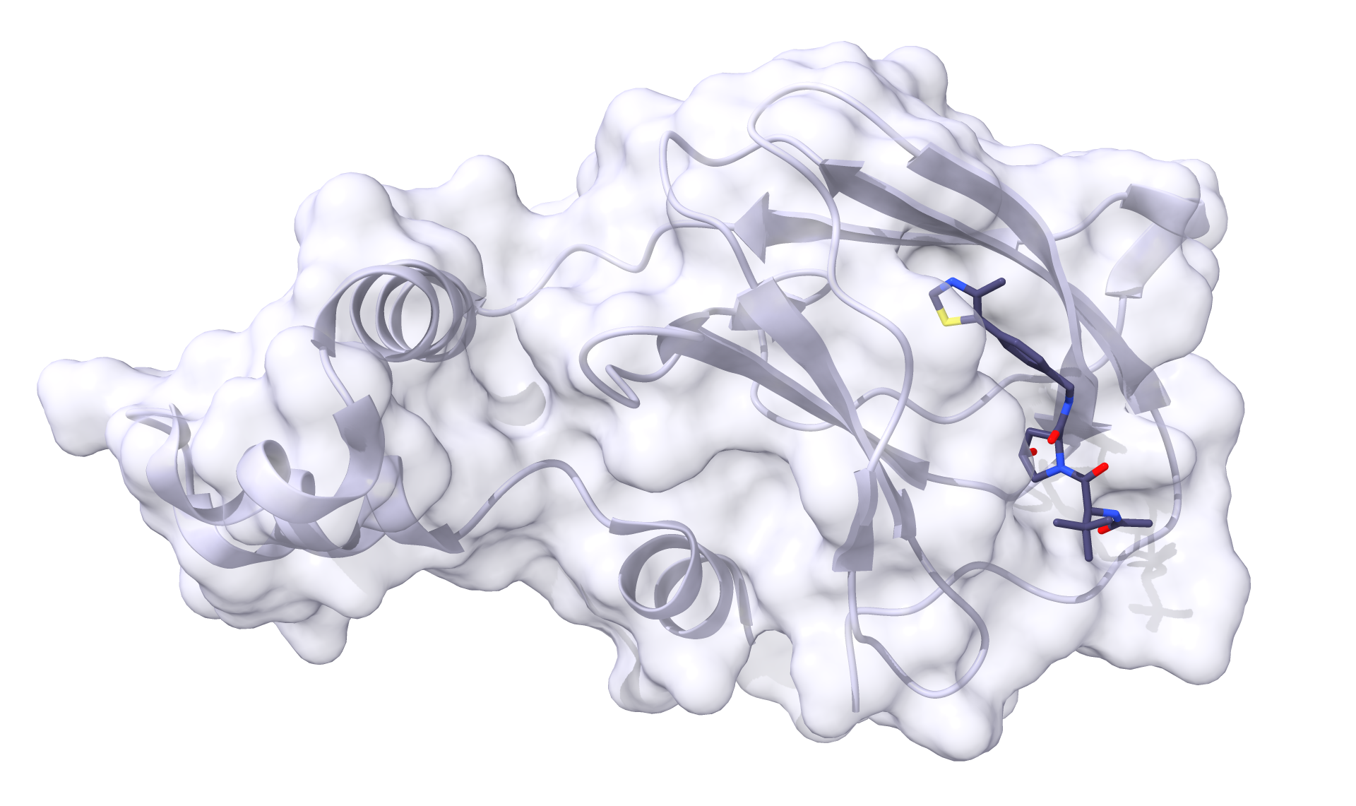 BRD4bd2 binary complex shown by ``receptor.pdb`` and ``receptor_ligand.mol2``